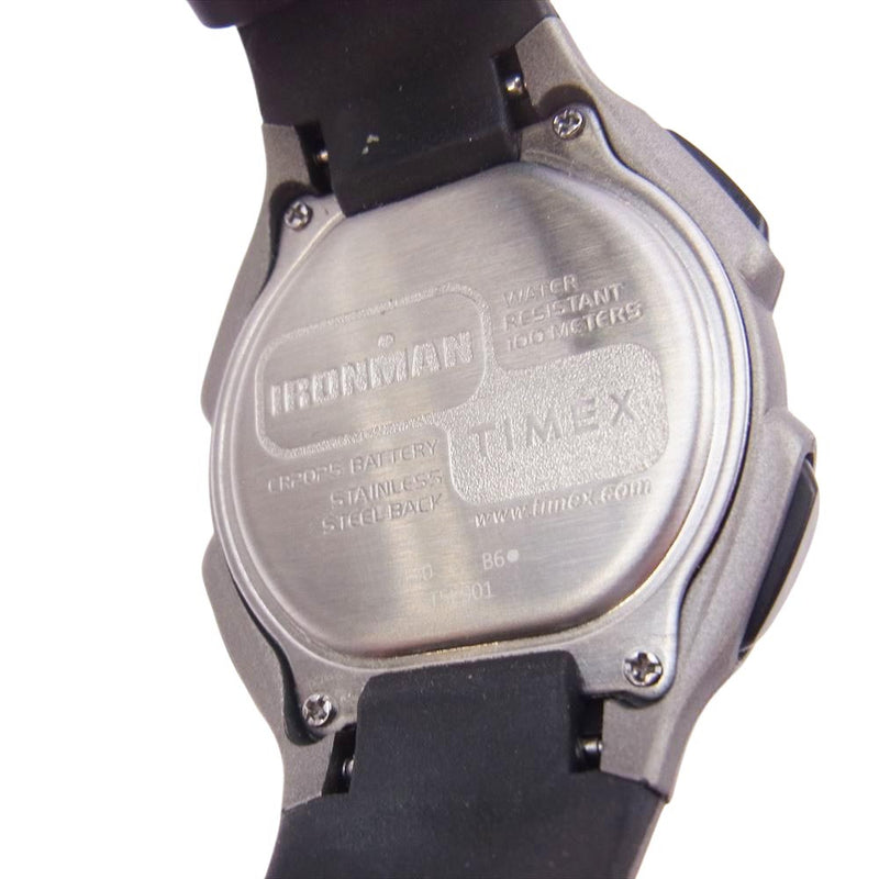 TIMEX タイメックス T5E901 アイアンマン トラディショナル 30-Lap デジタル 腕時計 ウォッチ ブラック系 シルバー系【中古】