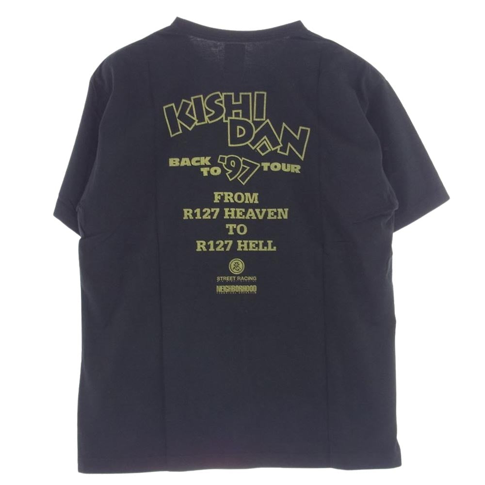 NEIGHBORHOOD ネイバーフッド 氣志團 バックプリント 半袖 Tシャツ ブラック系 3【中古】