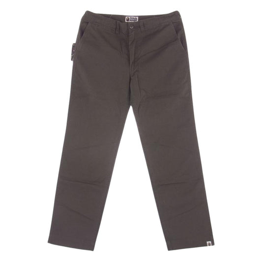 A BATHING APE アベイシングエイプ 1870-152-035 Chino Pant  チノパンツ カーキ系 L【美品】【中古】
