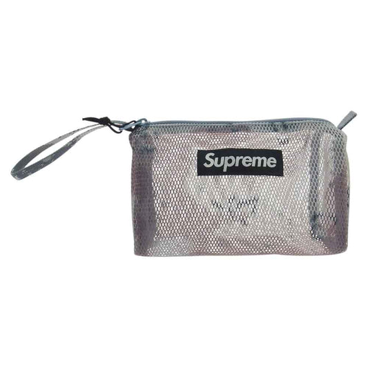 Supreme シュプリーム 20SS Camo Mesh Pouch カモフラ カモ柄 メッシュ ポーチ マルチカラー系【中古】