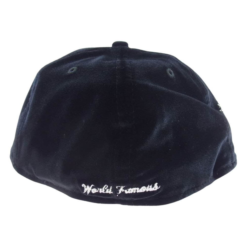 Supreme シュプリーム 22AW Velour Box Logo New Era ベロア ボックスロゴ ニューエラ キャップ ブラック系【新古品】【未使用】【中古】
