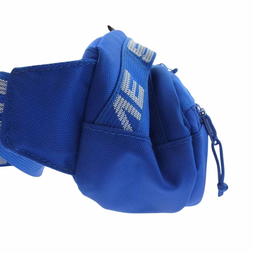 Supreme シュプリーム 18SS Waist Bag テープロゴ コーデュラ ナイロン ウエストバッグ ブルー系【中古】