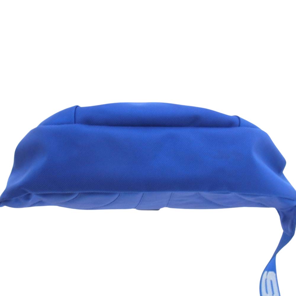 Supreme シュプリーム 18SS Waist Bag テープロゴ コーデュラ ナイロン ウエストバッグ ブルー系【中古】