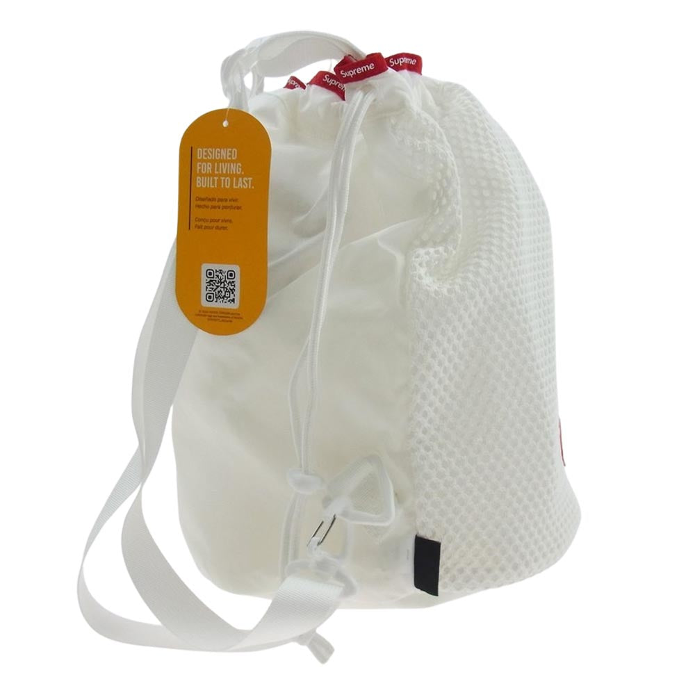 Supreme シュプリーム 23SS Mesh Small Backpack メッシュ スモール バックパック リュック ホワイト系【新古品】【未使用】【中古】
