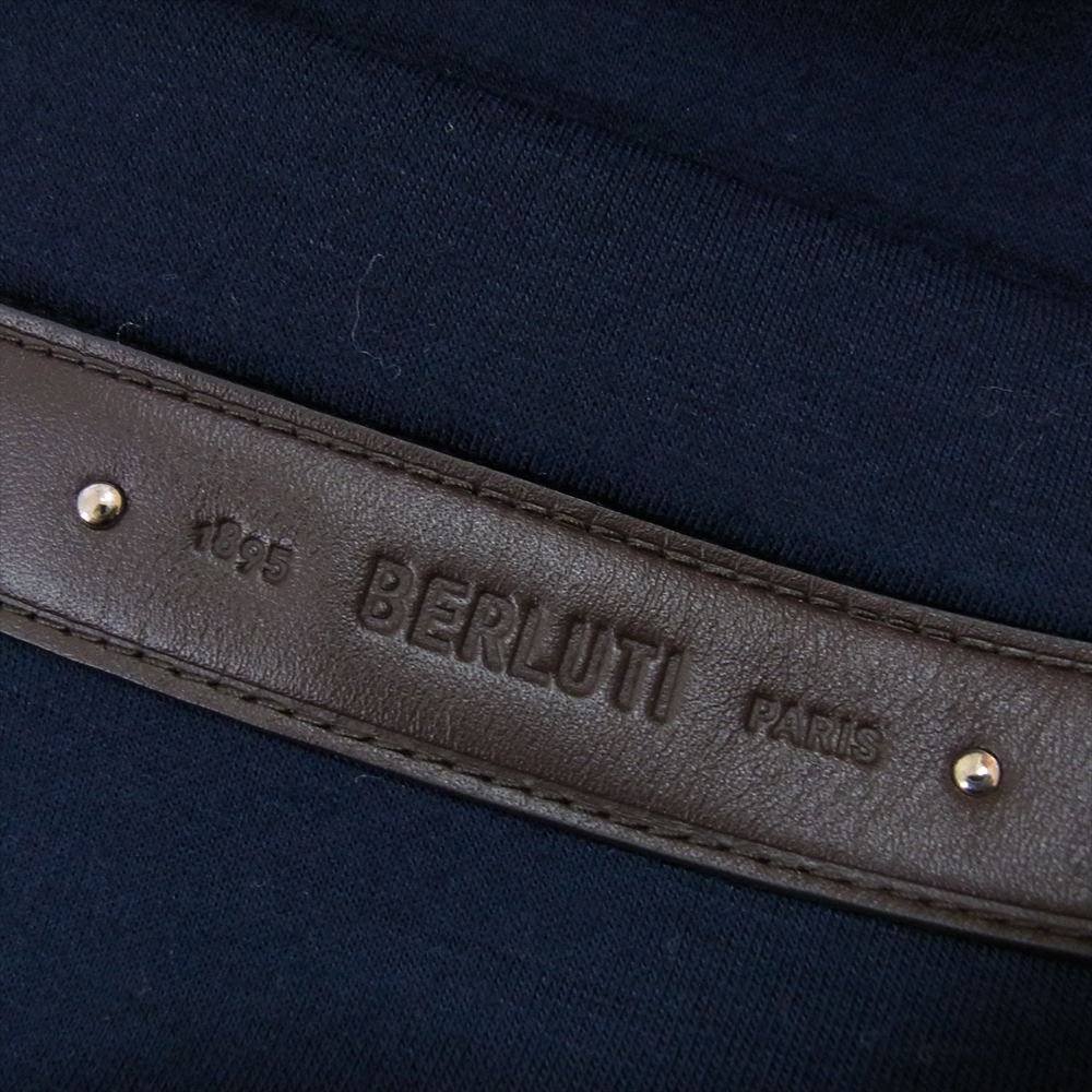 Berluti ベルルッティ R19JTL24-001 国内正規品 イタリア製 Jogging Trousers ジョガー パンツ イージー トラウザー パンツ ネイビー系 S【極上美品】【中古】