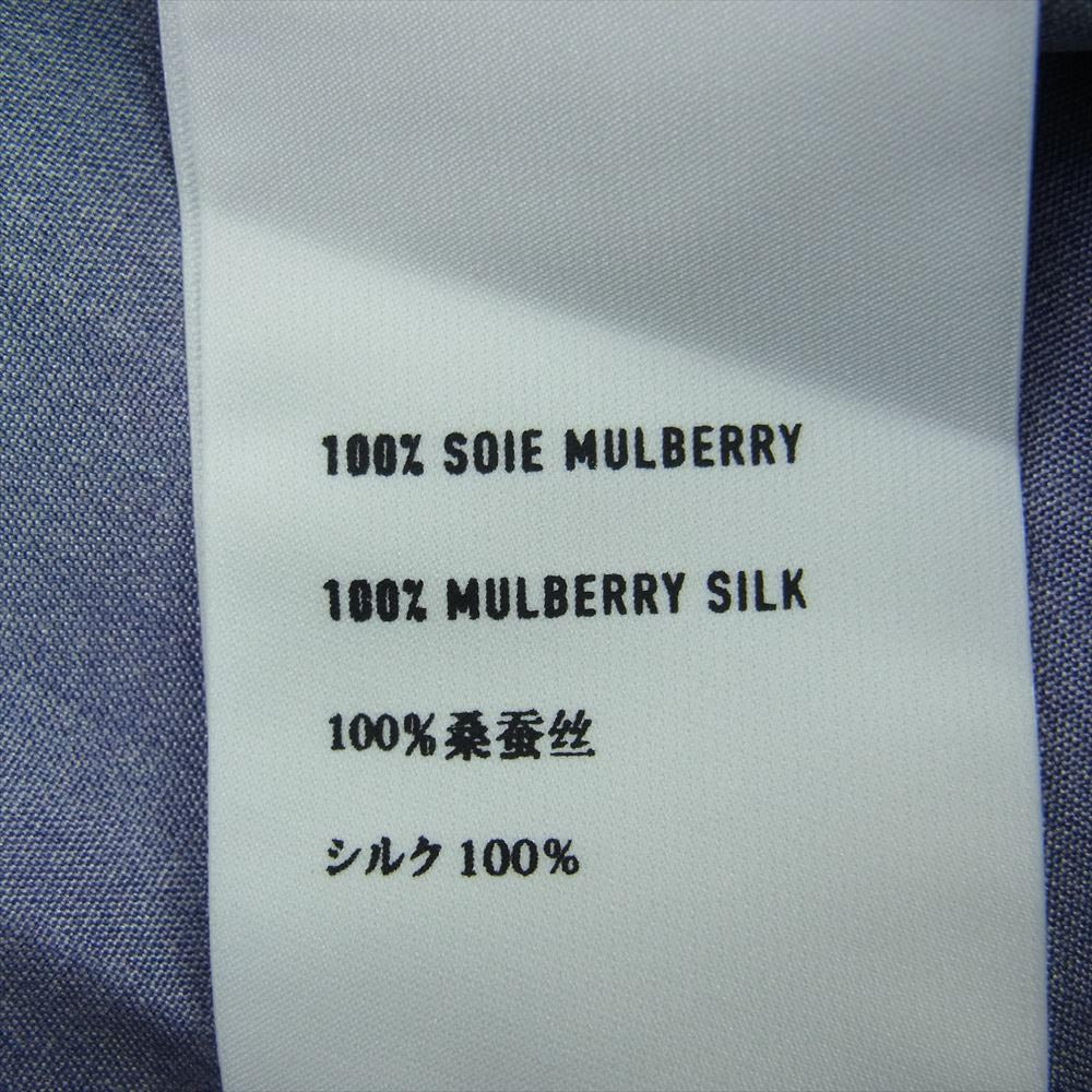 Berluti ベルルッティ 21AW R21HTL52-001 Lev Khesin Silk Shirt レヴクシン 総柄 シルク 長袖シャツ  ベージュオレンジ R41【極上美品】【中古】