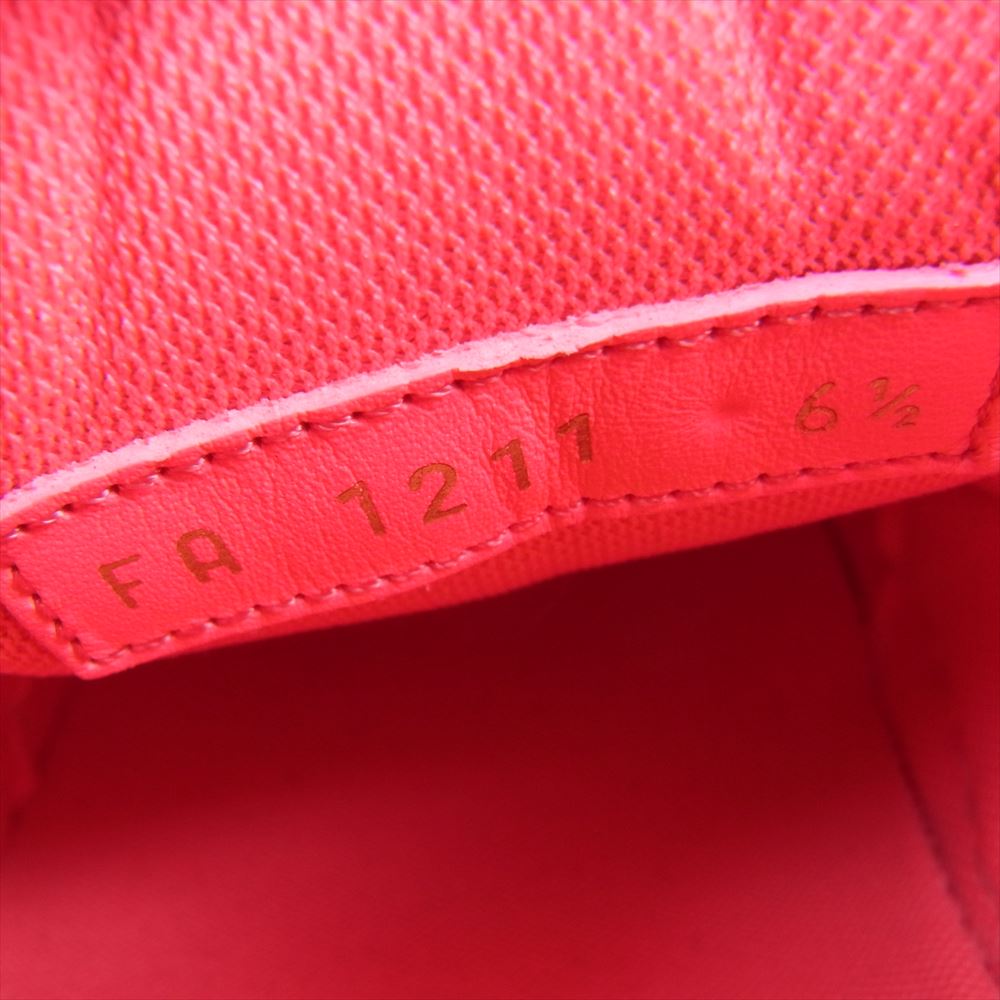 LOUIS VUITTON ルイ・ヴィトン 1A9UY9 LV OLLIE RICHELIEU TRAINERS オリライン モノグラム総柄 ローカット スニーカー ピンク系 ブルー系 6.5【中古】