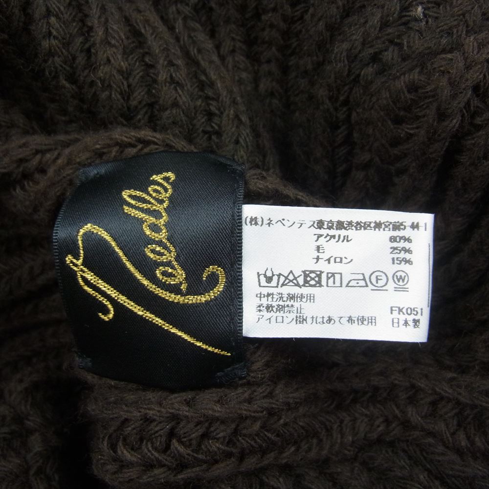 Needles ニードルス Bird Shooting Cap バード シューティング キャップ  ブラウン系【中古】