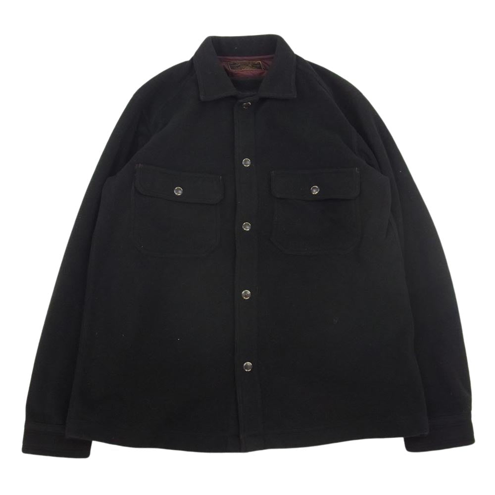 LOST CONTROL ロストコントロール L20A2-2009 FLEECE MILITARY SH フリース ミリタリー シャツ ブラック系 40【中古】