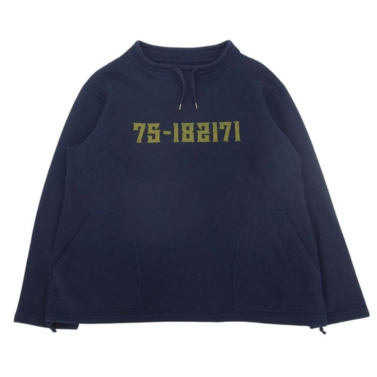 GERUGA ゲルガ GR-C-157 モックネック スウェット ネイビー系 4【中古】