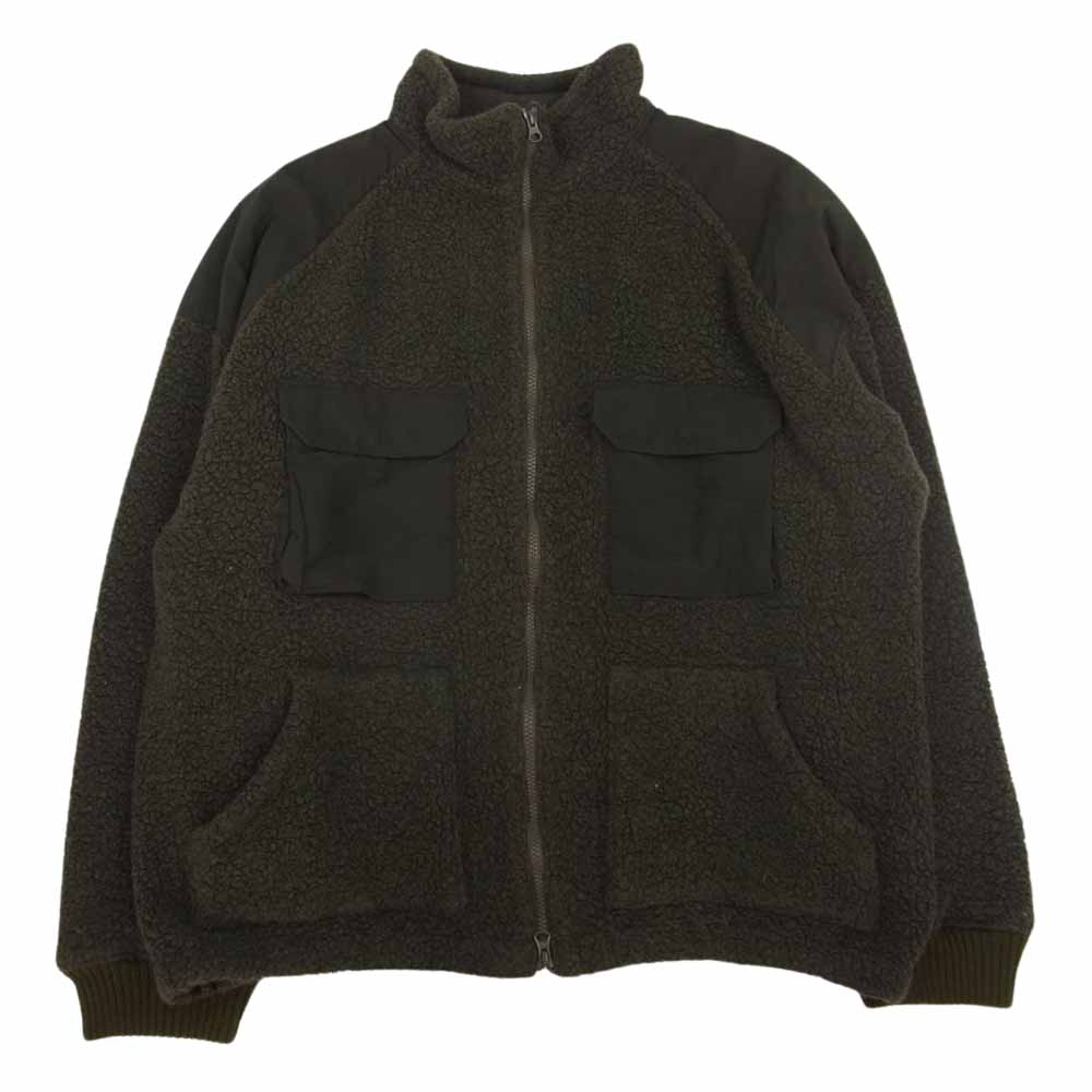 nanamica ナナミカ SUAF275 Vintage Wool Fleece Jacket ヴィンテージ ウール フリース ジャケット カーキ系 XL【中古】