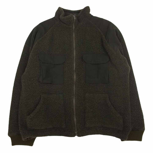 nanamica ナナミカ SUAF275 Vintage Wool Fleece Jacket ヴィンテージ ウール フリース ジャケット カーキ系 XL【中古】