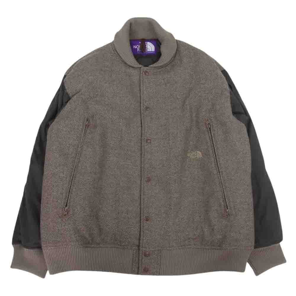 THE NORTH FACE ノースフェイス NY2261N PURPLE LABEL パープルレーベル HerringboneTweed Jacket ヘリンボーン ツイード ジャケット ブラウン系 M【中古】