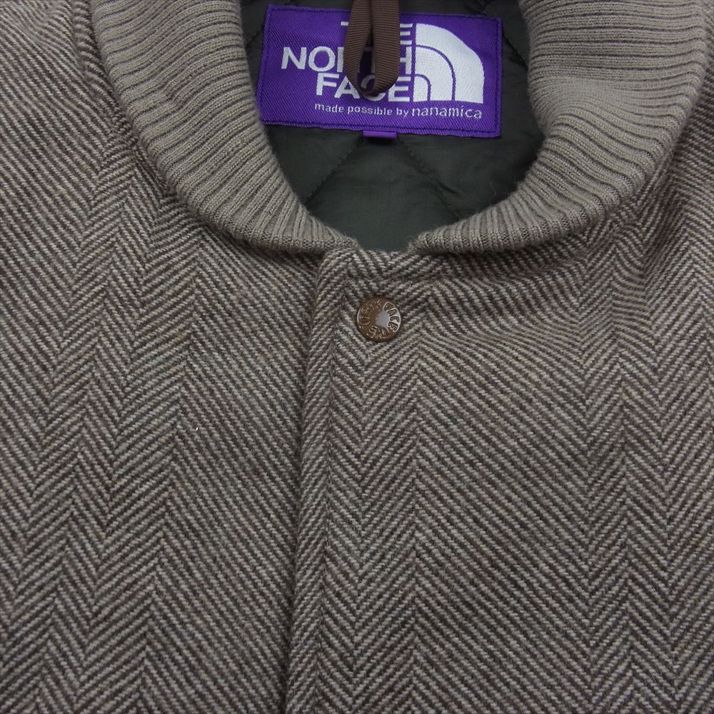 THE NORTH FACE ノースフェイス NY2261N PURPLE LABEL パープルレーベル HerringboneTweed Jacket ヘリンボーン ツイード ジャケット ブラウン系 M【中古】