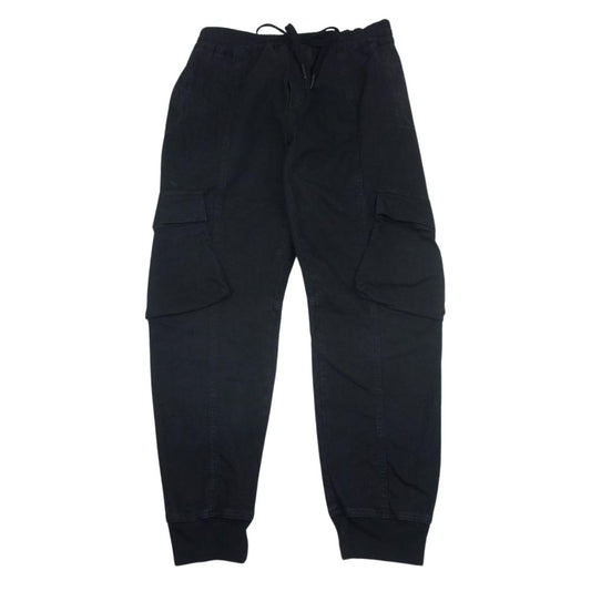 アンドレアヤコブ DENIM CARGO PANTS DEN60_BLACK リブ イージー カーゴパンツ ブラック系 M【中古】