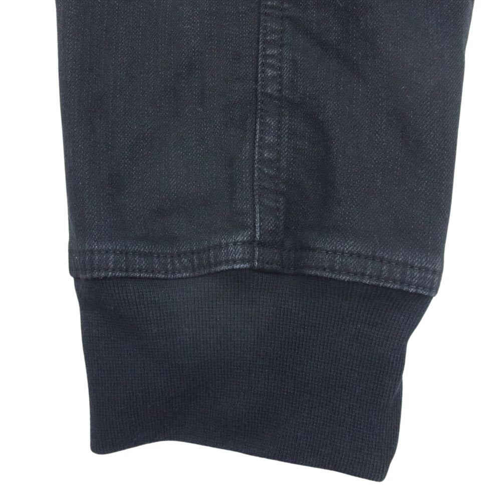 アンドレアヤコブ DENIM CARGO PANTS DEN60_BLACK リブ イージー カーゴパンツ ブラック系 M【中古】