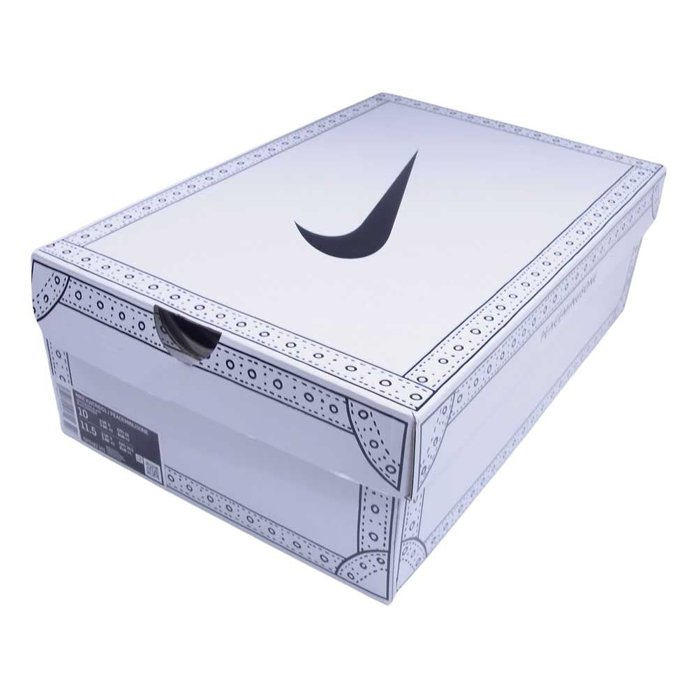 NIKE ナイキ DH2482-101 × PEACEMINUSONE KWONDO1 ピースマイナスワン クウォンド1 ローカット スニーカー シューズ ホワイト系 ブラック系 28cm【中古】