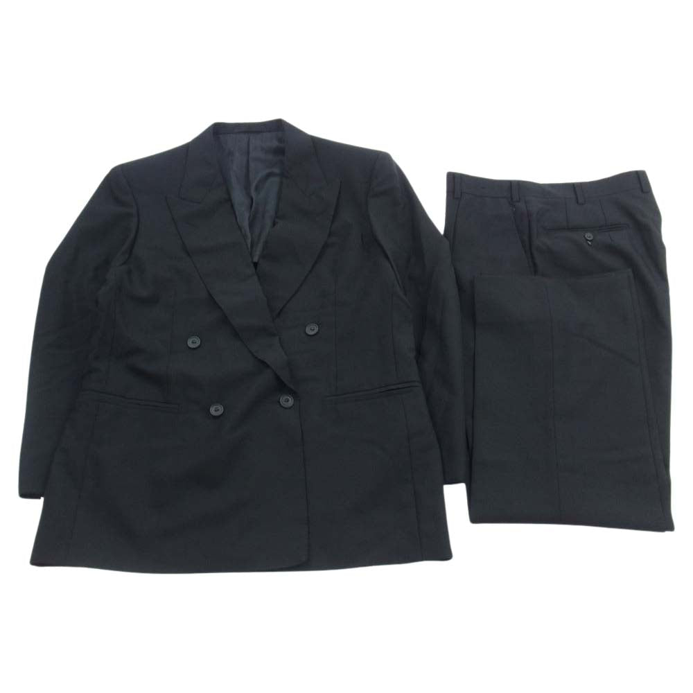 BURBERRY バーバリー ダブル セットアップ スーツ ブラック系【中古】