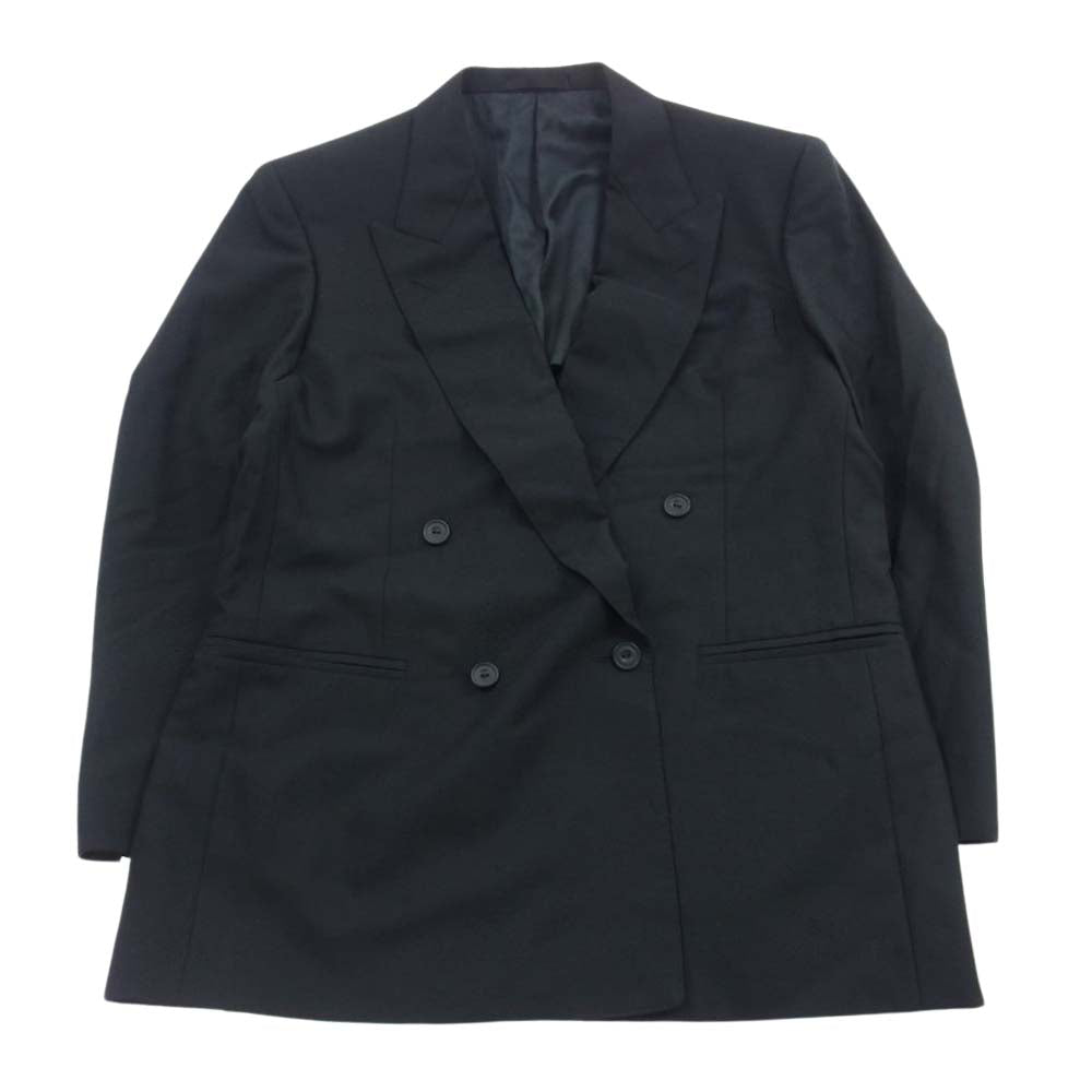 BURBERRY バーバリー ダブル セットアップ スーツ ブラック系【中古】