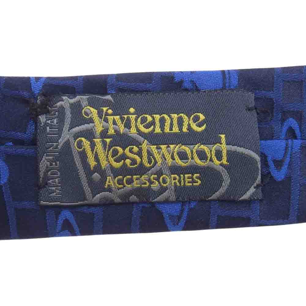 Vivienne Westwood ヴィヴィアンウエストウッド シルク ロゴ ネクタイ