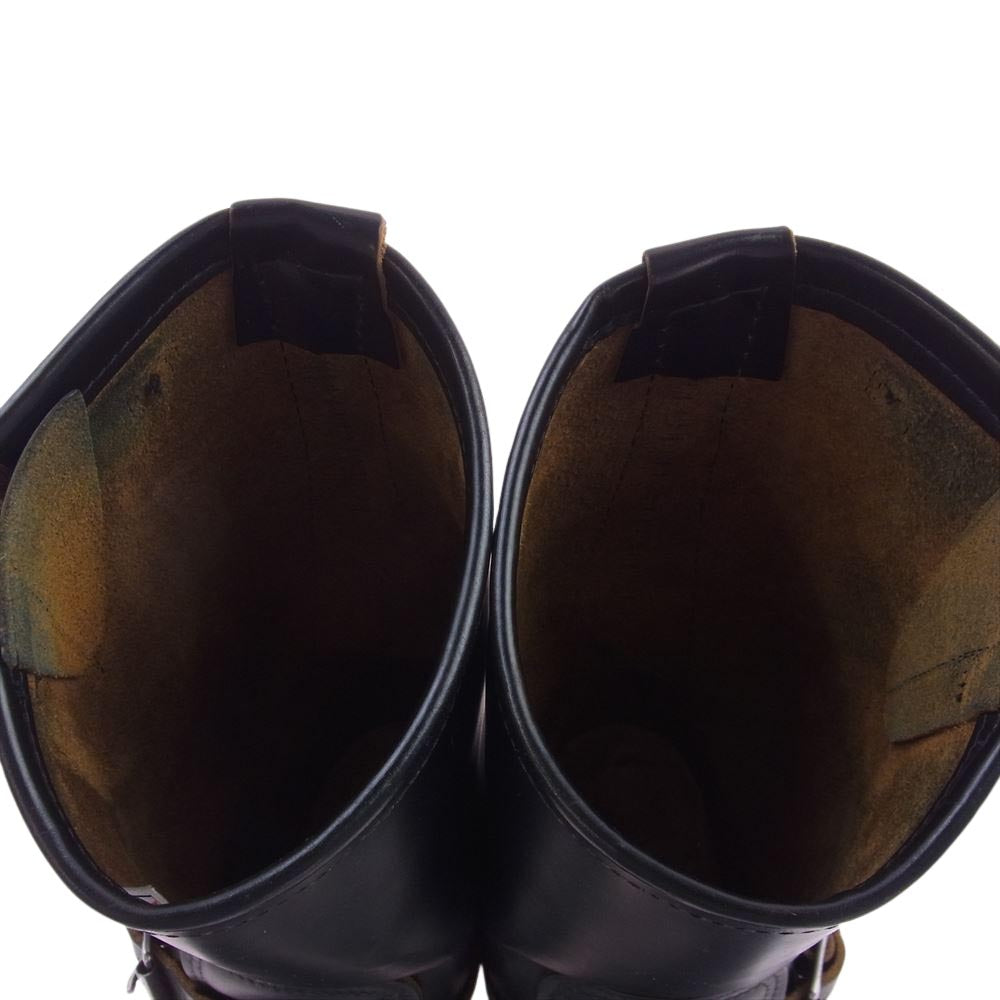 RED WING レッドウィング 9268 茶芯 Engineer Boots エンジニア ブーツ ブラック クロンダイク ブラック系 US8D【中古】