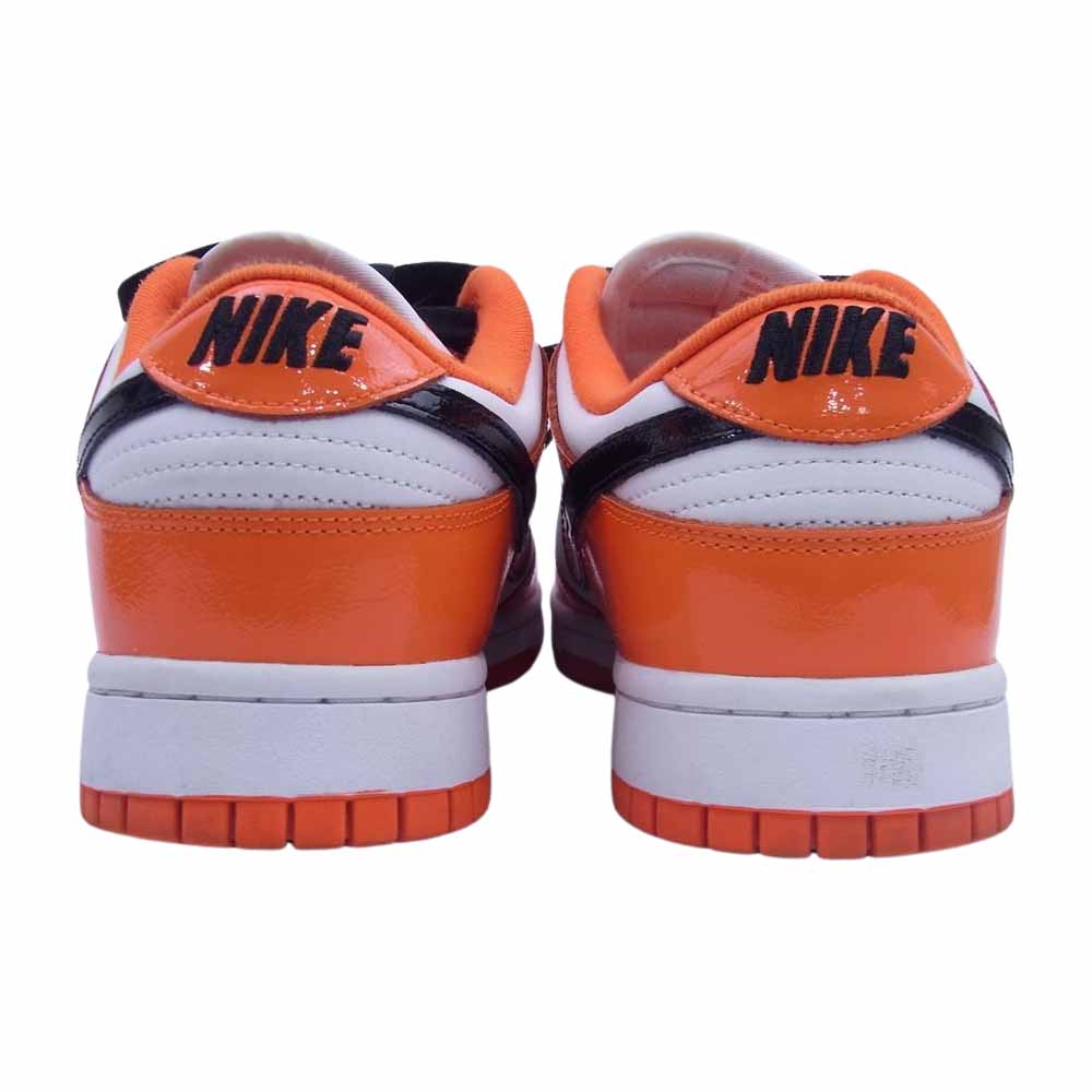 NIKE ナイキ DJ9955-800 WMNS Dunk Low Patent Orange ウィメンズ ダンク ロー パテント オレンジ スニーカー オレンジ系 ホワイト系 27.5cm【中古】