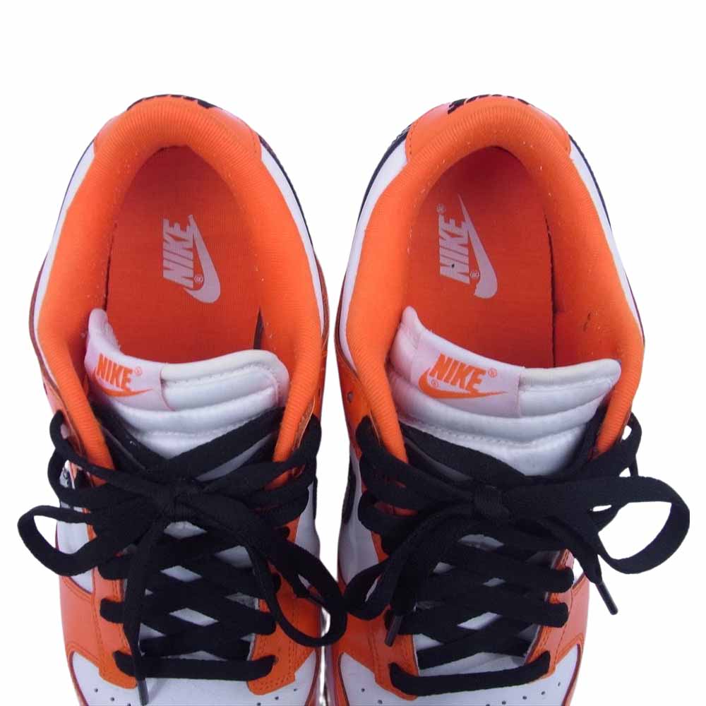 NIKE ナイキ DJ9955-800 WMNS Dunk Low Patent Orange ウィメンズ ダンク ロー パテント オレンジ スニーカー オレンジ系 ホワイト系 27.5cm【中古】