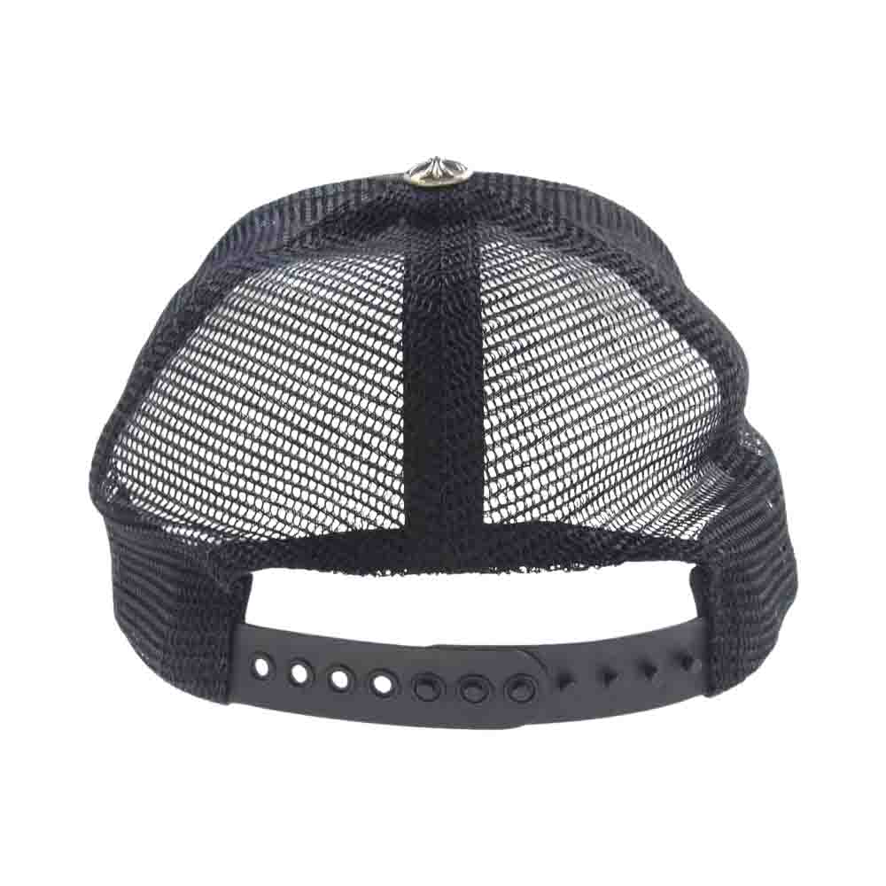 CHROME HEARTS クロムハーツ（原本無） TRUCKER CAP トラッカー メッシュ キャップ ブラック系 ワンサイズ【中古】