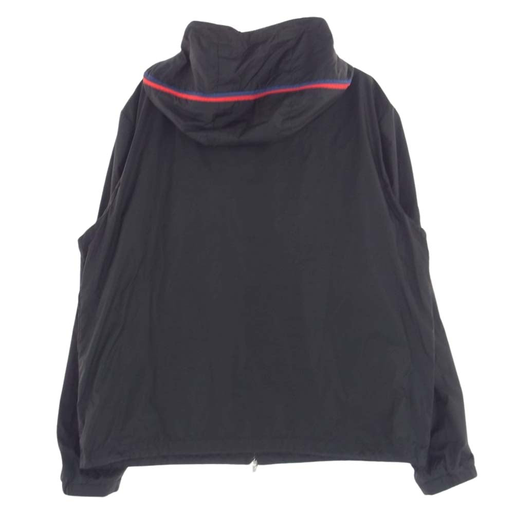 MONCLER モンクレール HATTAB ロゴワッペン ナイロン フーデッド ジャケット ブラック系 5【中古】