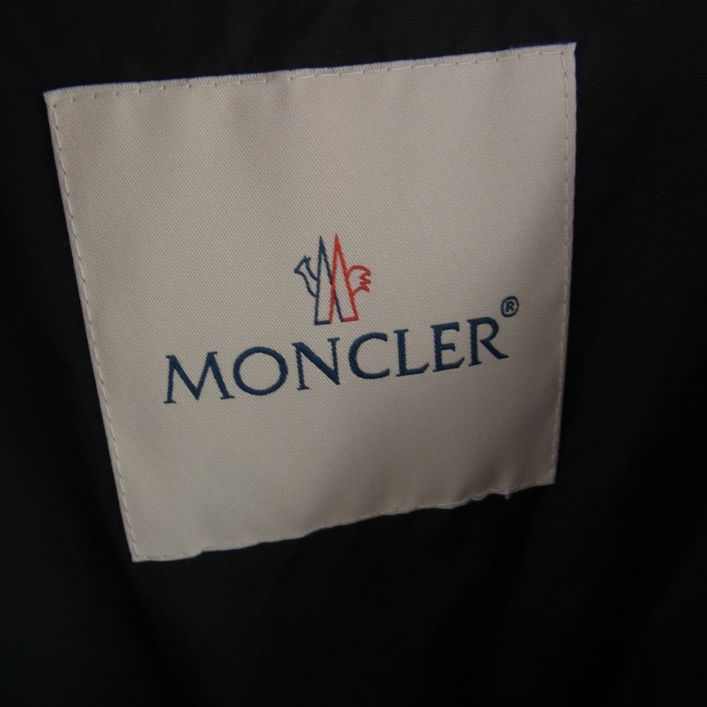 MONCLER モンクレール HATTAB ロゴワッペン ナイロン フーデッド ジャケット ブラック系 5【中古】