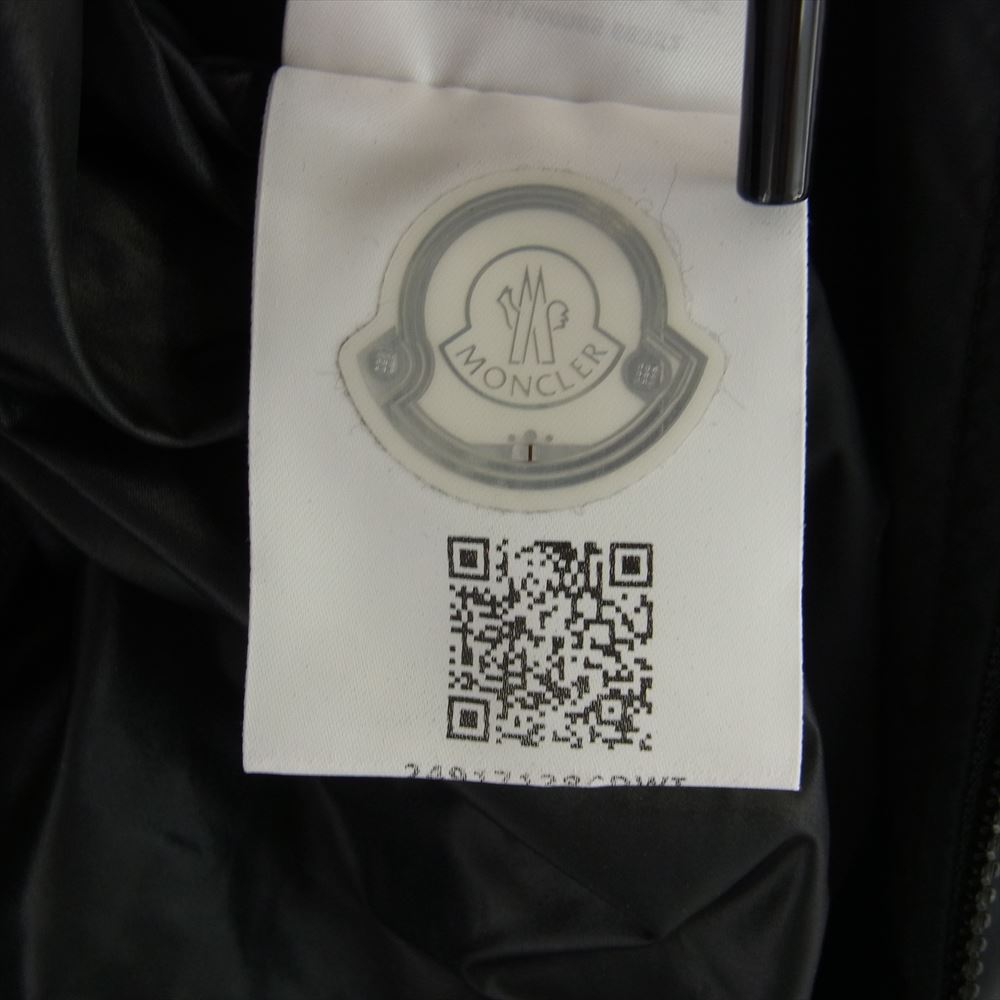 MONCLER モンクレール HATTAB ロゴワッペン ナイロン フーデッド ジャケット ブラック系 5【中古】