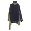 Sacai サカイ 13AW 13-01878 再構築 ニットドッキング トレンチコート ベージュ系 ネイビー系 1【中古】