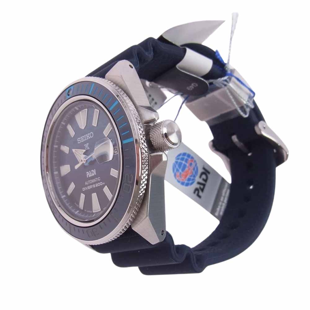 SEIKO セイコー SBDY123 Diver Scuba ダイバー スキューバ 腕時計 ウォッチ 自動巻 ネイビー系【新古品】【未使用】【中古】