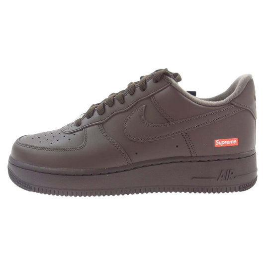 Supreme シュプリーム 23AW CU9225-200 × Nike Air Force 1 Low Baroque Brown ナイキ エアフォース1 ロー バロックブラウン スニーカー ブラウン系 27cm【新古品】【未使用】【中古】