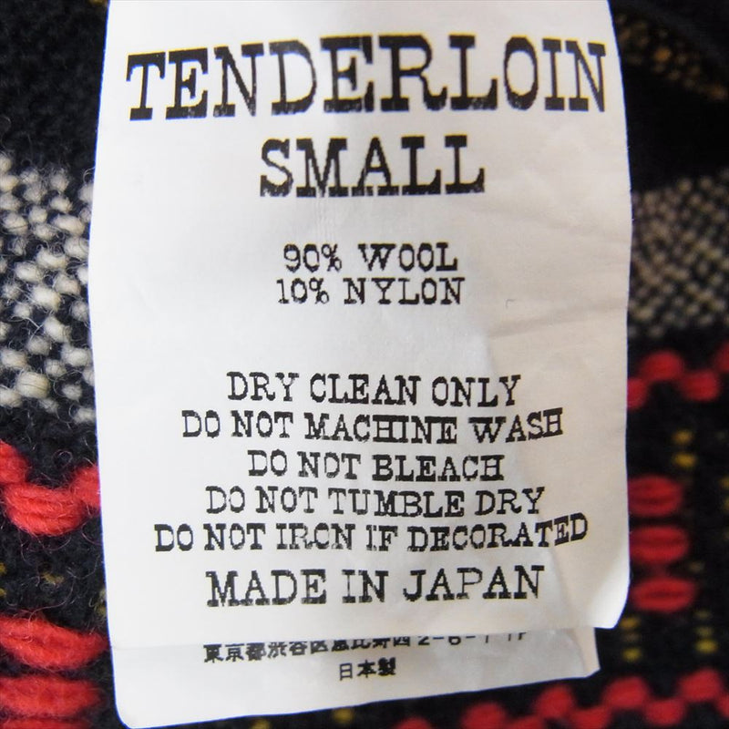 TENDERLOIN テンダーロイン 17AW NATIVE PARKA ネイティブ パーカ ネイビー系 S【中古】