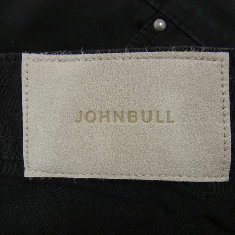 Johnbull ジョンブル 21582 ストレッチ ワンサイドジップパンツ ブラック系 LL【中古】