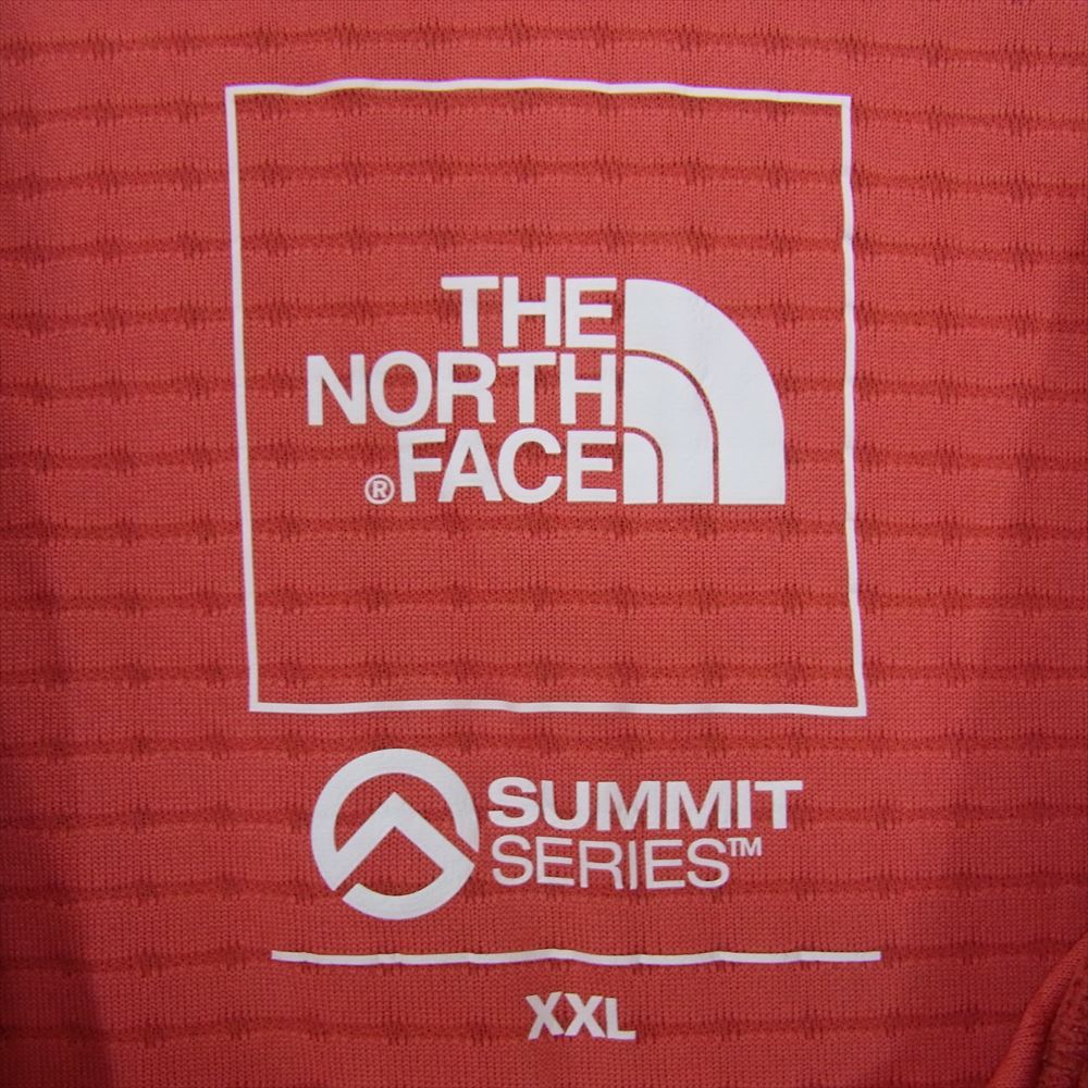 THE NORTH FACE ノースフェイス NT12123 エクスペディション ドライ ドッ ト クルー 長袖Tシャツ レッド系 XXL【中古】