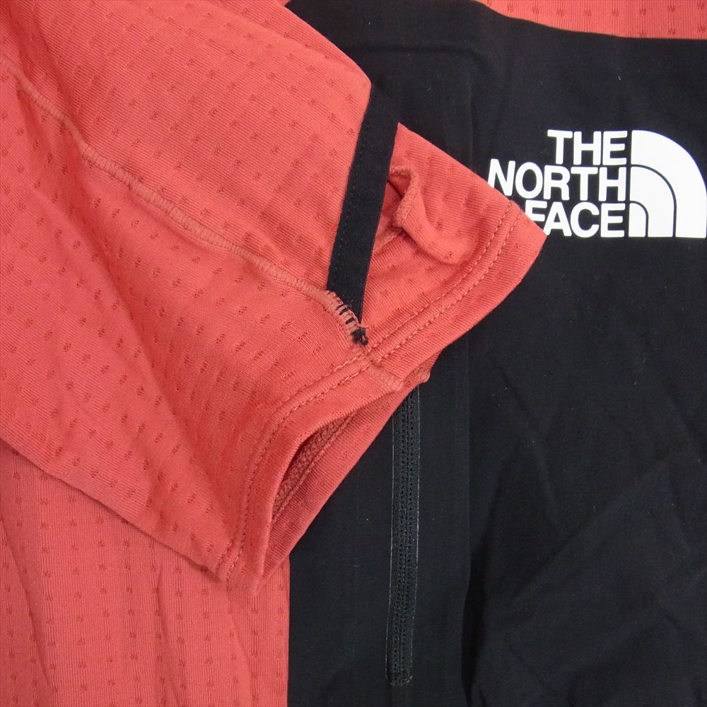 THE NORTH FACE ノースフェイス NT12123 エクスペディション ドライ ドッ ト クルー 長袖Tシャツ レッド系 XXL【中古】
