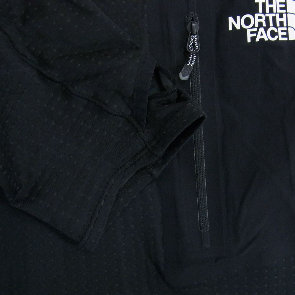THE NORTH FACE ノースフェイス NT12123 エクスペディション ドライ ドッ ト クルー 長袖Tシャツ ブラック系 XXL【中古】