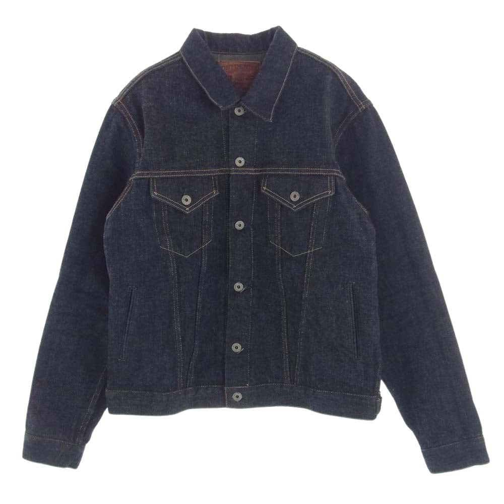 鬼デニム ONI-02527P 20oz ONI Secret 鬼秘 シークレット 3rdタイプ デニムジャケット ブラック系 44【中古】