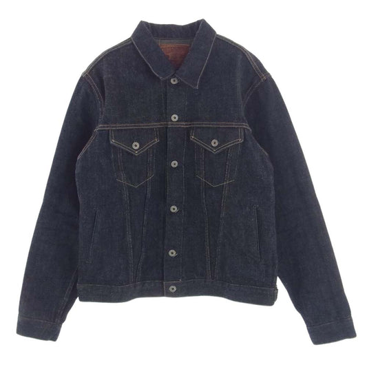 鬼デニム ONI-02527P 20oz ONI Secret 鬼秘 シークレット 3rdタイプ デニムジャケット ブラック系 44【中古】