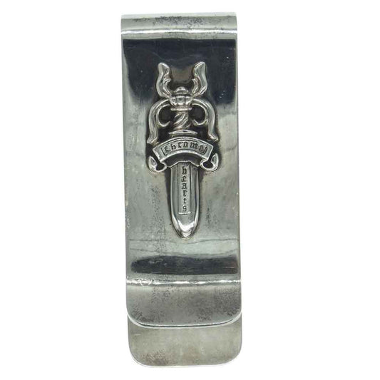 CHROME HEARTS クロムハーツ（原本無） MNY CLIP SM ダガー マネークリップ スモール シルバー系【中古】