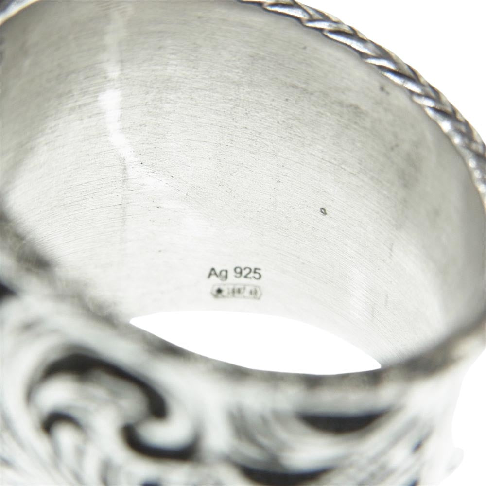 GUCCI グッチ OMNIA AMOR AMANTIBUS エングレービング ハート エイジング フィニッシュ シルバー リング シルバー系【中古】