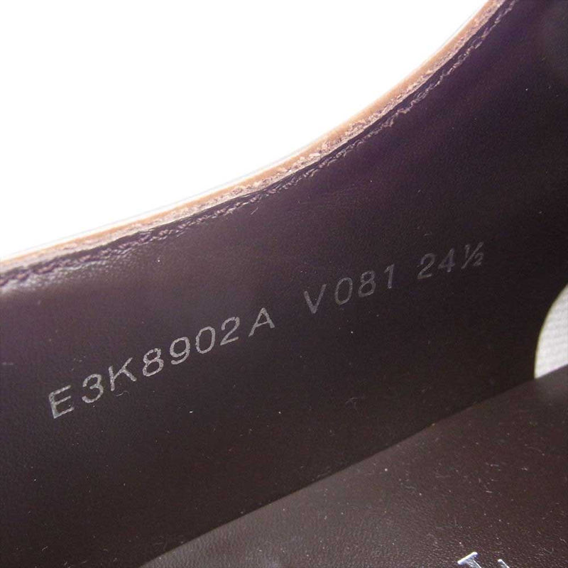 REGAL リーガル E3K8902A V081 オックスフォード プレーントゥ レザー シューズ ブラウン ブラウン系 24.5cm【中古】