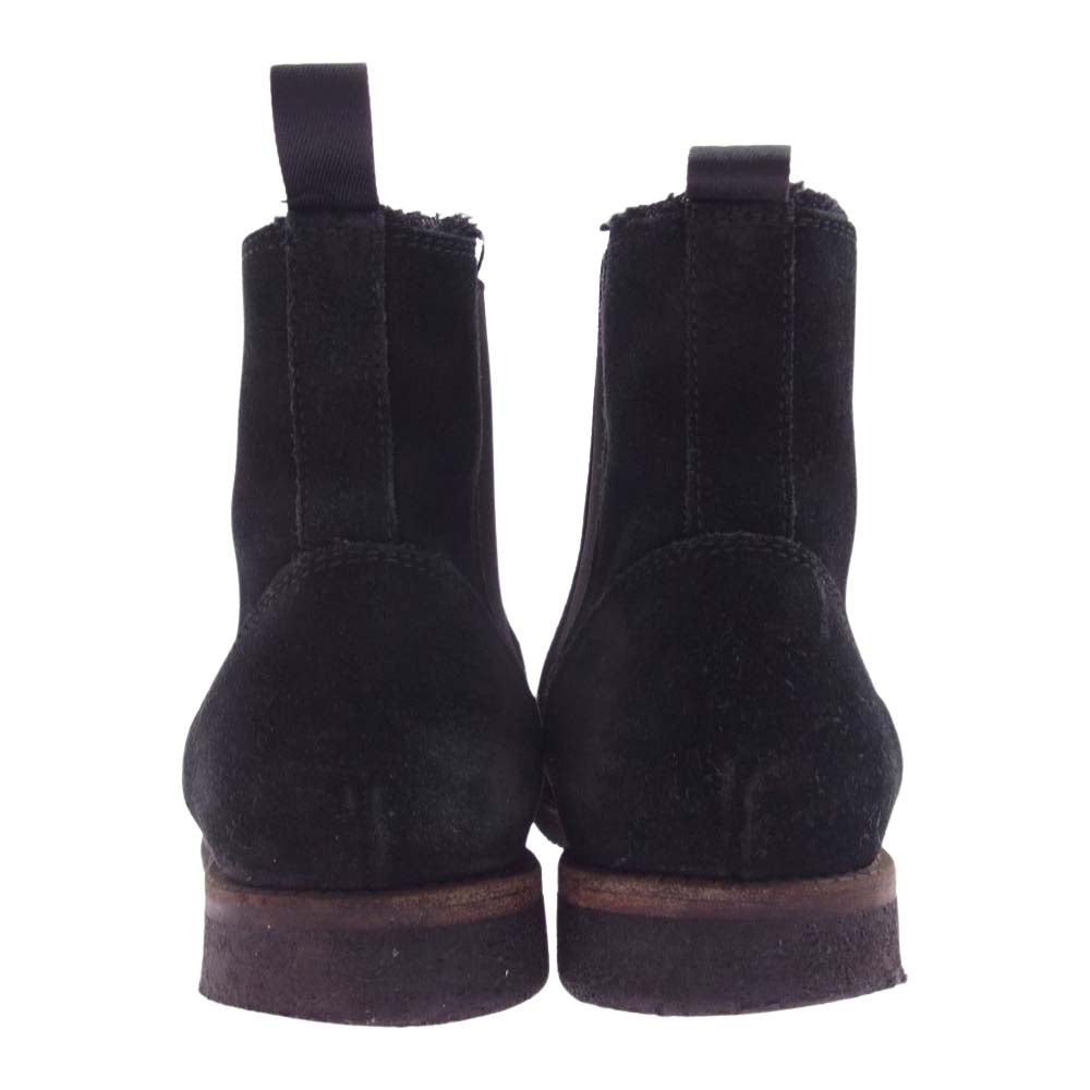 BUTTERO ブッテロ B4392 スエード サイドゴアブーツ ブラック系 40.5【中古】