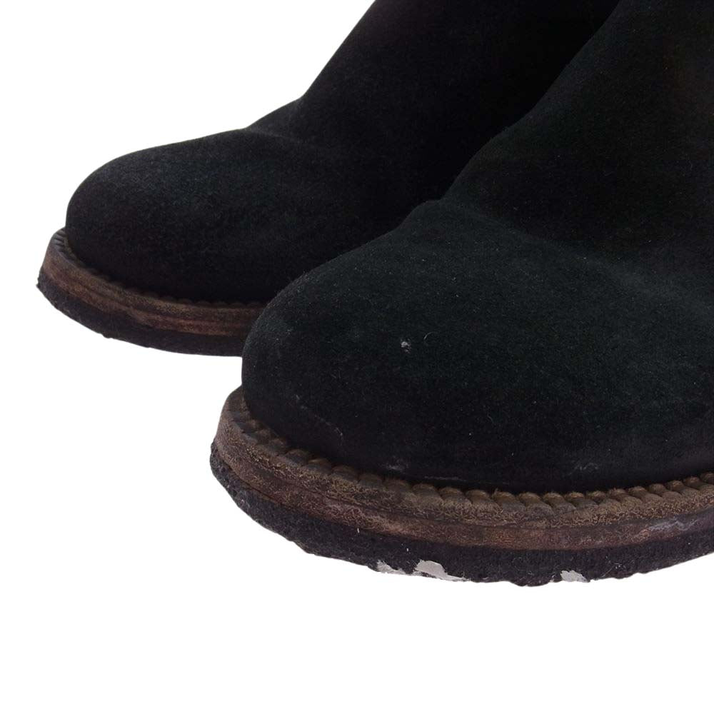 BUTTERO ブッテロ B4392 スエード サイドゴアブーツ ブラック系 40.5【中古】