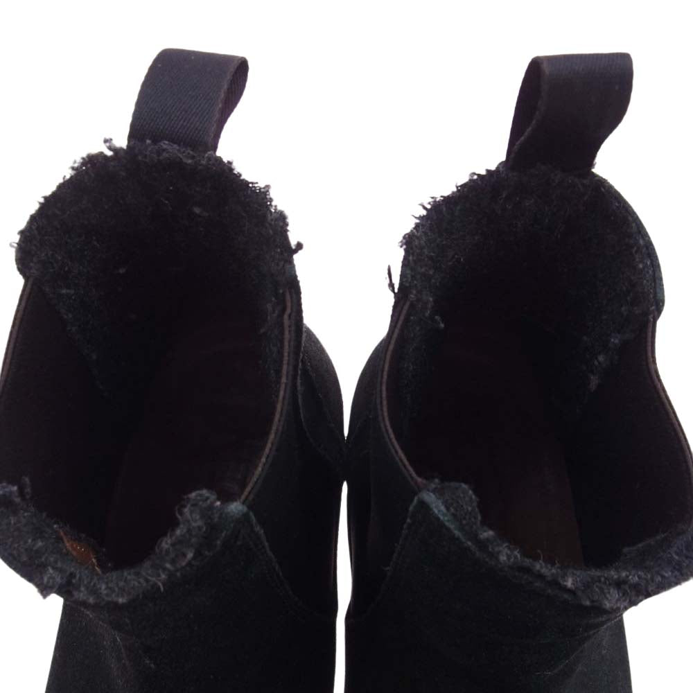 BUTTERO ブッテロ B4392 スエード サイドゴアブーツ ブラック系 40.5【中古】