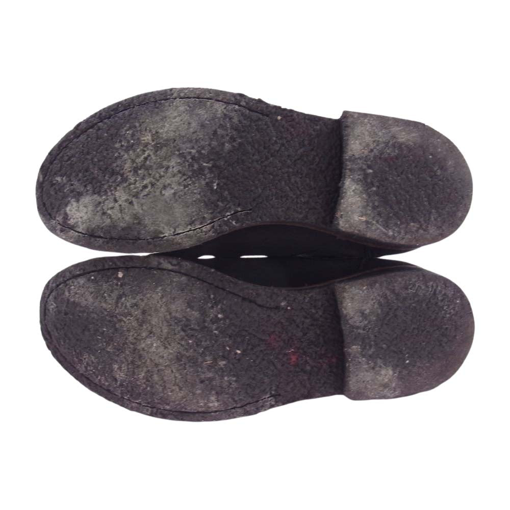 BUTTERO ブッテロ B4392 スエード サイドゴアブーツ ブラック系 40.5【中古】