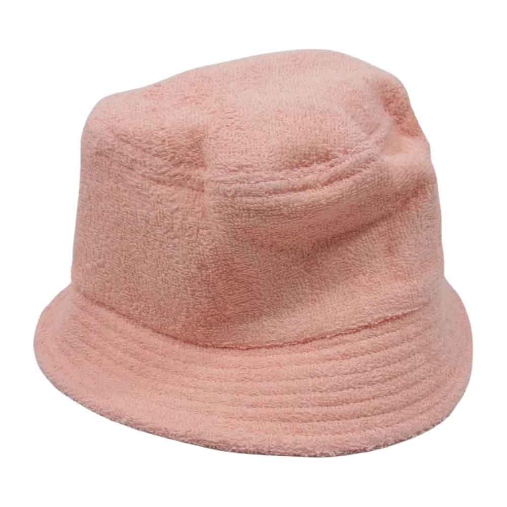 ブラック アイ パッチ 22AW BEPFW22AC06 OG LABEL PILE BUCKET HAT ロゴワッペン パイル バケット ハット ピンク系 S-M【極上美品】【中古】