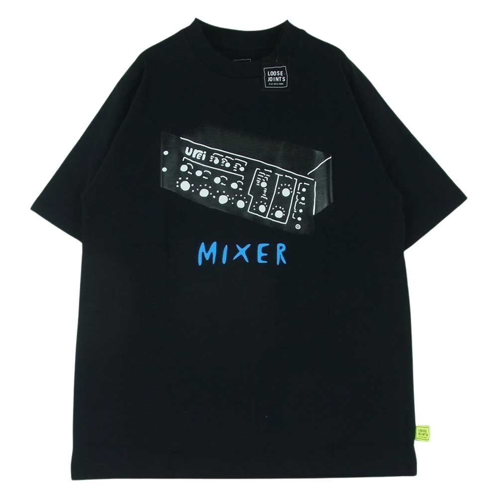 ルーズジョインツ F22JS005MK MOKA mixer sweater S/S TEE 半袖 Tシャツ ブラック系 M【新古品】【未使用】【中古】